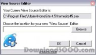 View Source Editor screenshot